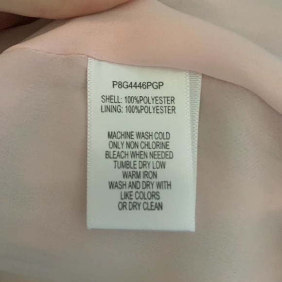 Parker Pink Floral Tiered Mini Dress Cinched Sleeves Size Small - Picture 8 of 9